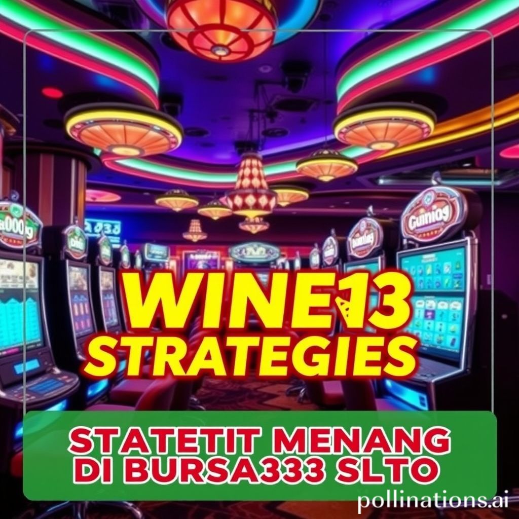 Strategi Menang Di Bursa33 Slot